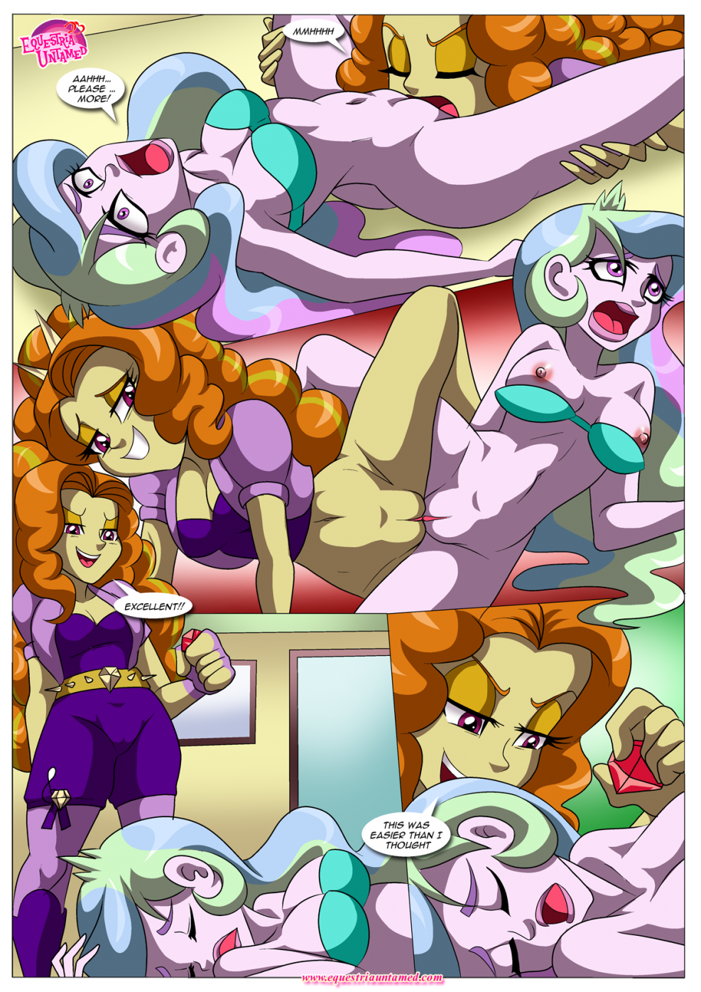 Adagio and Sansset Shimmer Hentai