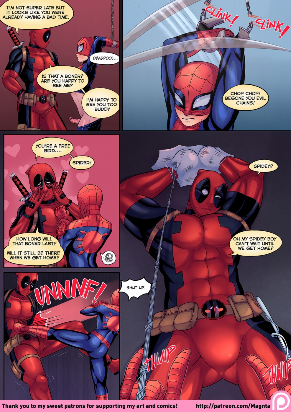 Dadpool X Spiderman Sex