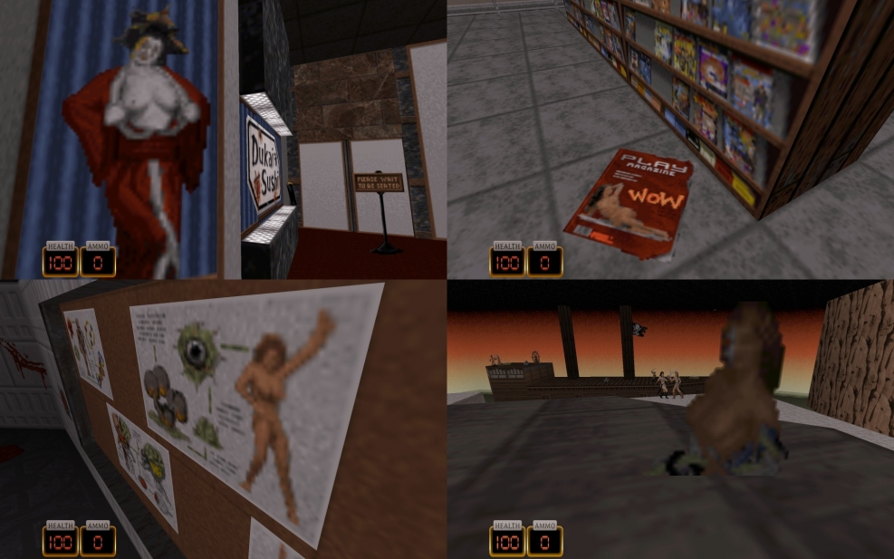 Naked mutant Duke Nyukom Queen