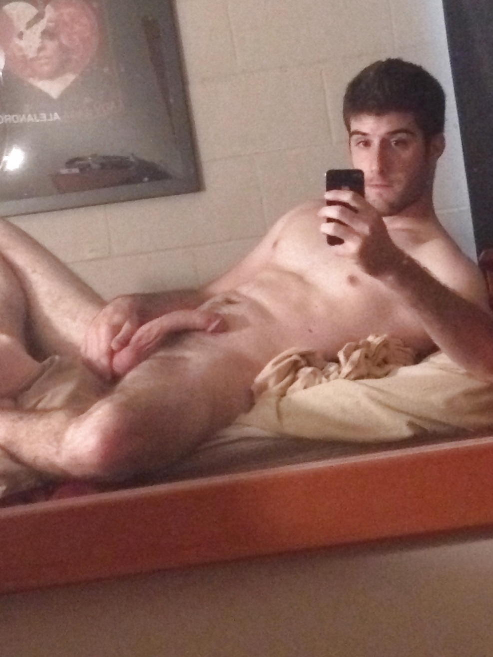 Naked Chris Salvatore without panties