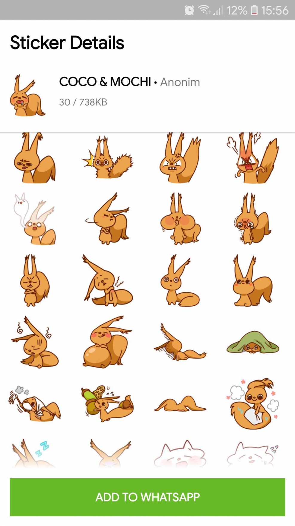 Intimate watzap stickers