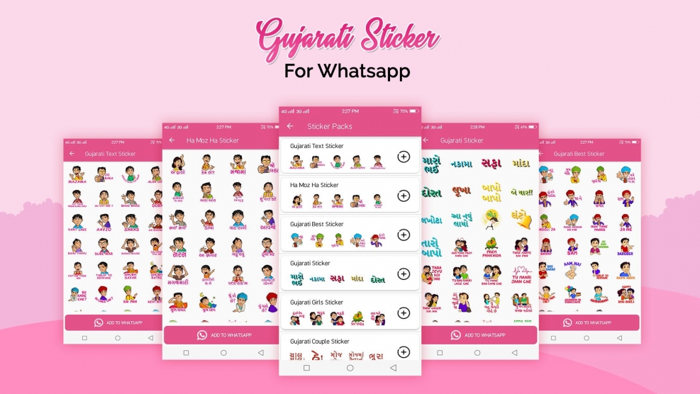 Stickers for Vatsap on iPhone Fashionable