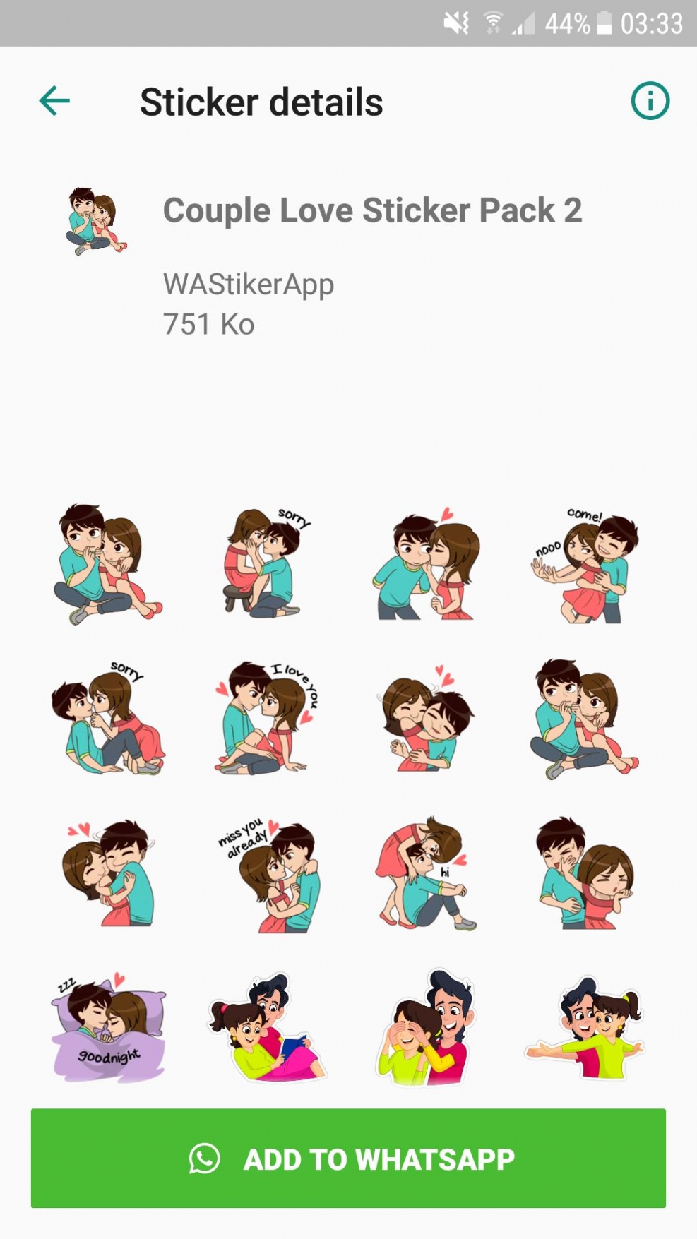 Stickers Pose for WhatsApp