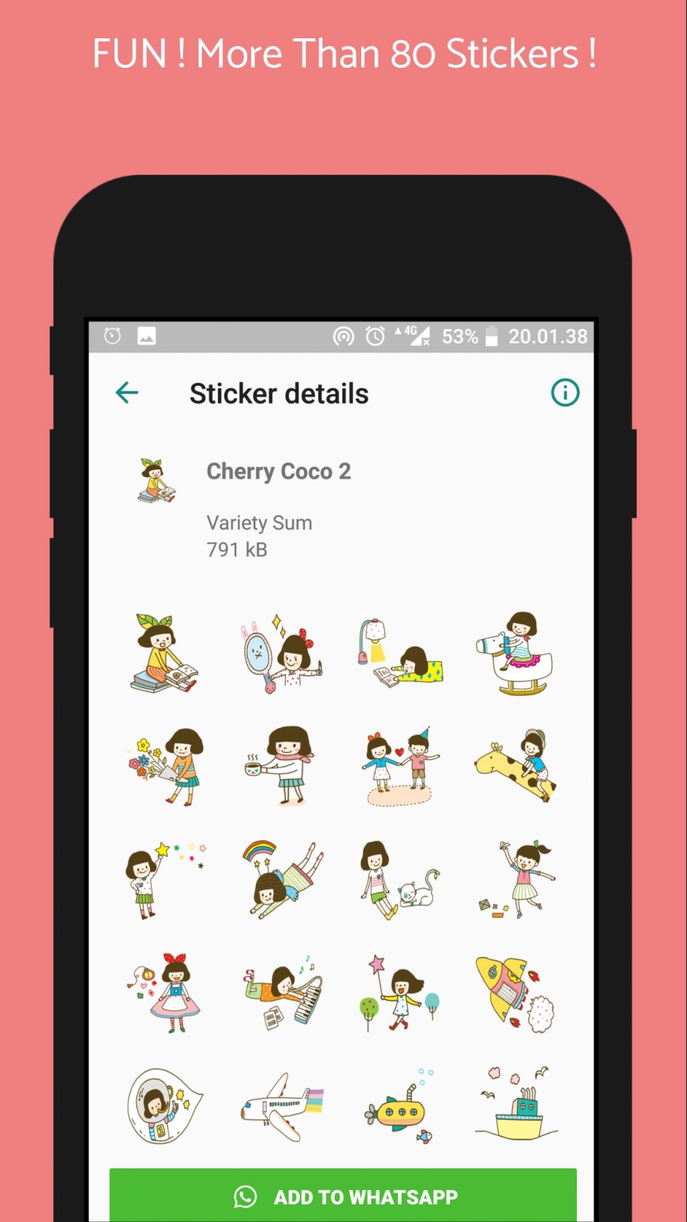 Stickers for Vatsap +18