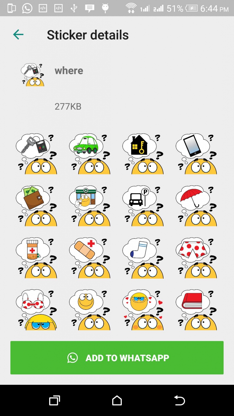 Adult Stickers for Watsapa