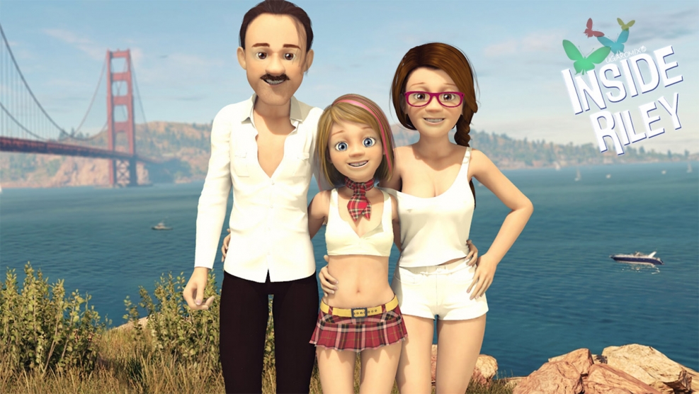 Young girl and adult