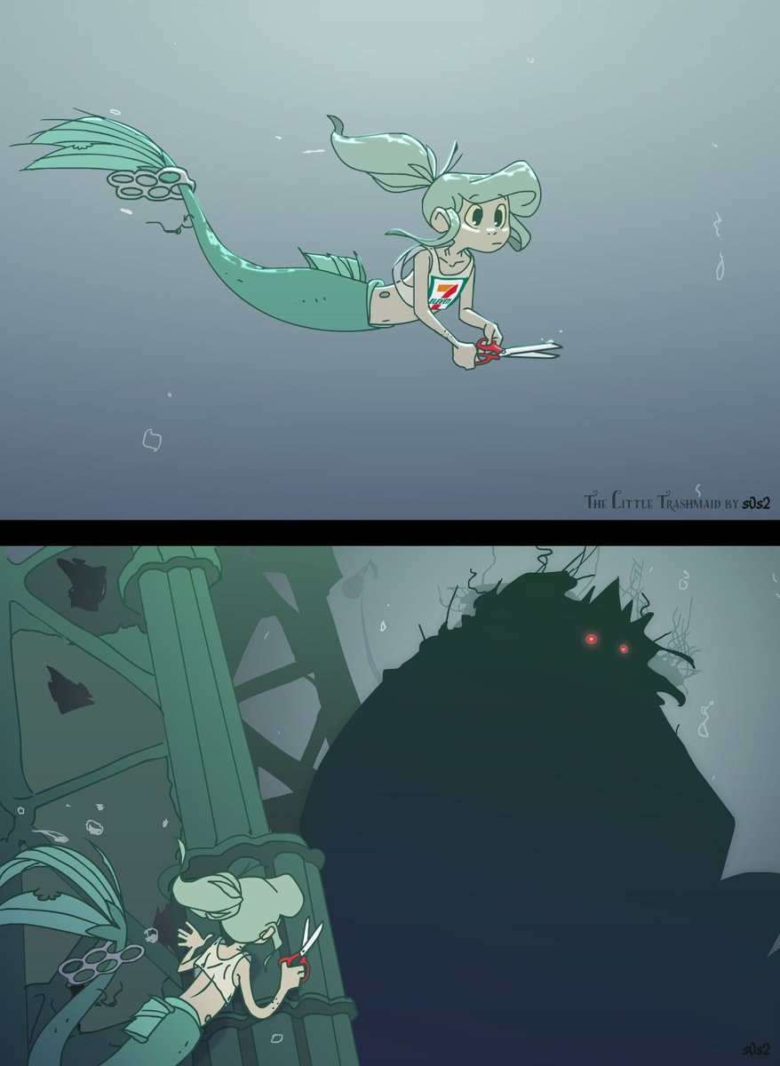 Comic about the mermaid of Boyarsky