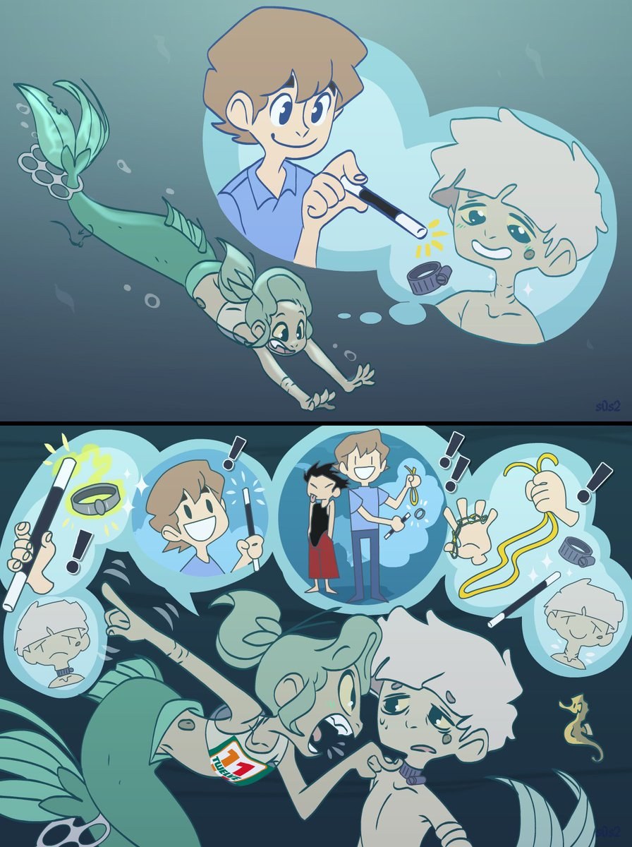 Spencer Mermaid Comic