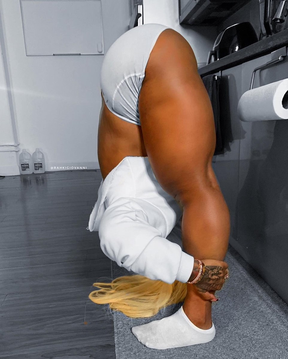 Fitness trainer with a centaur legs