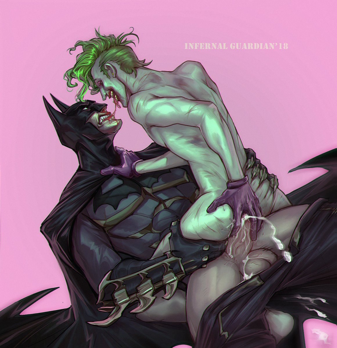 Joker x batman porn