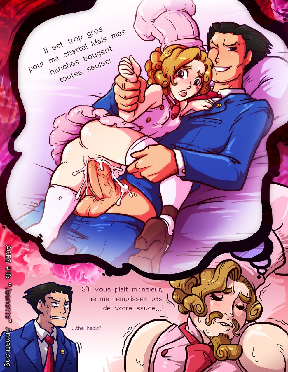 Ace Attorney Ero Comics in Russian