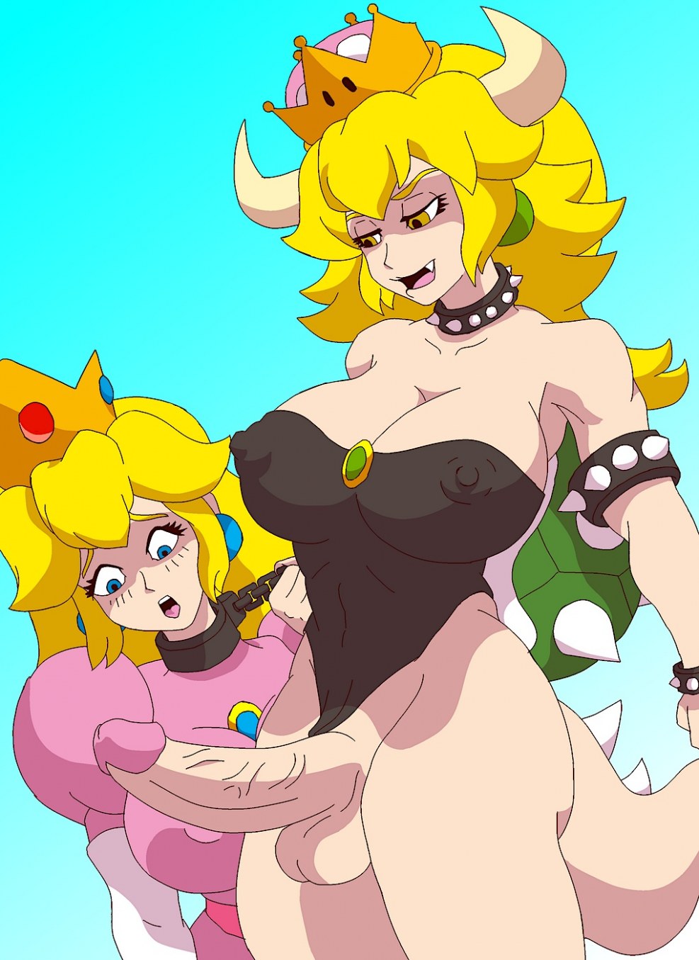 Mario Bowser XXX Futanari