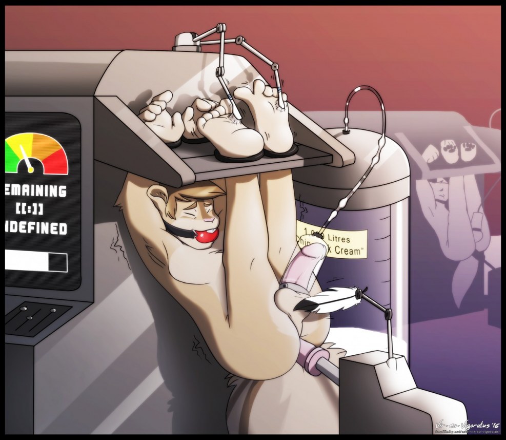 Hentai ladder Milking BDSM