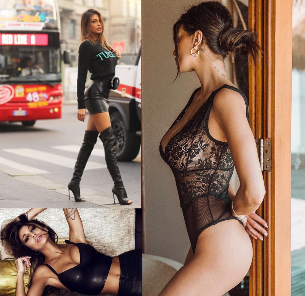 Italian model of Christina Buchino