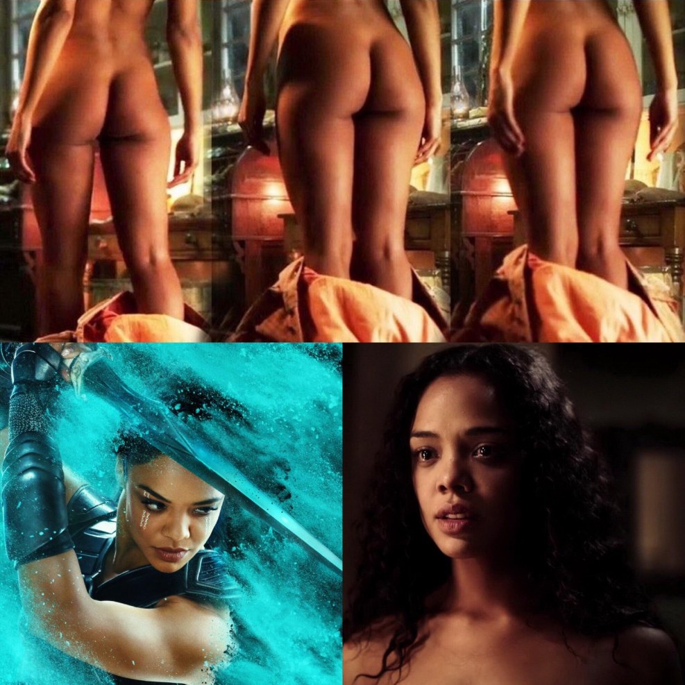 Tessa Thompson in underwear