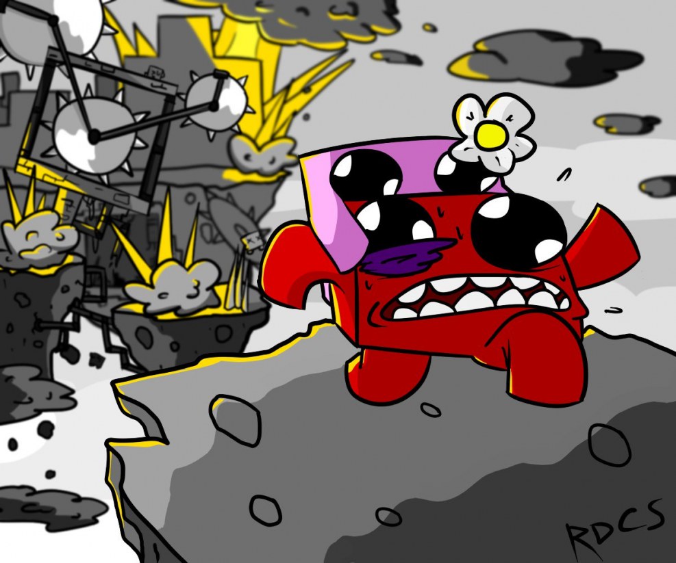 SUPER MEAT BOY ART