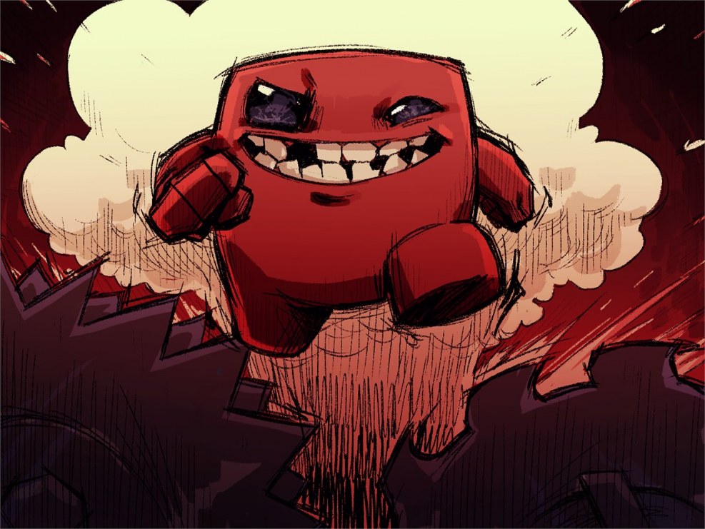 SUPER MEAT BOY MENU