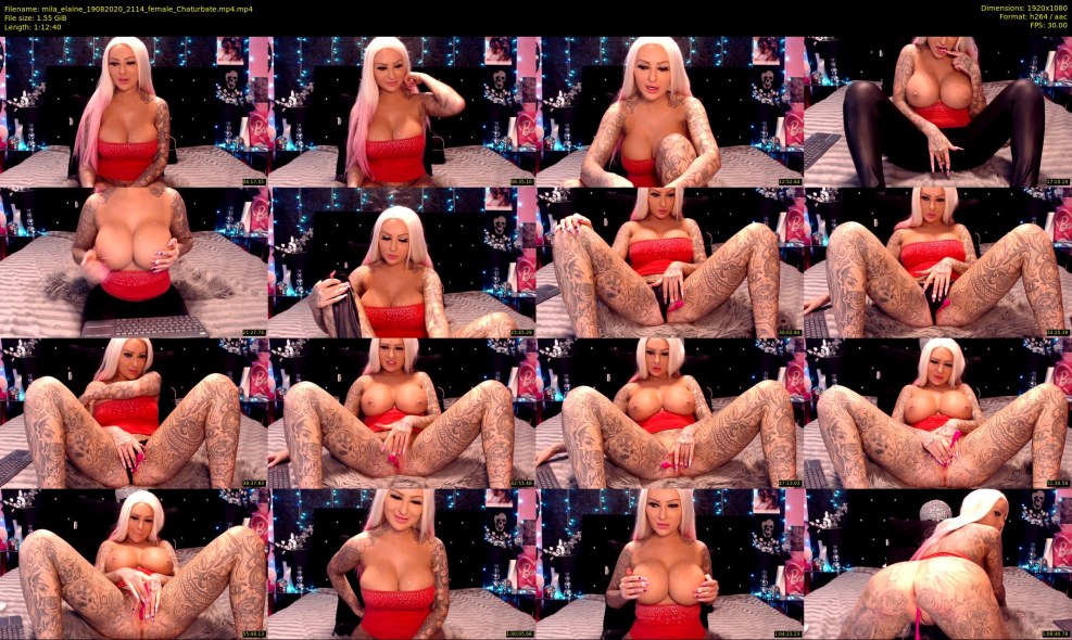 Mila Elaine Naked Pussy