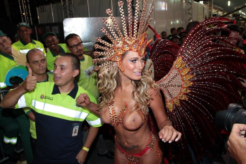 Brazilian carnival topless