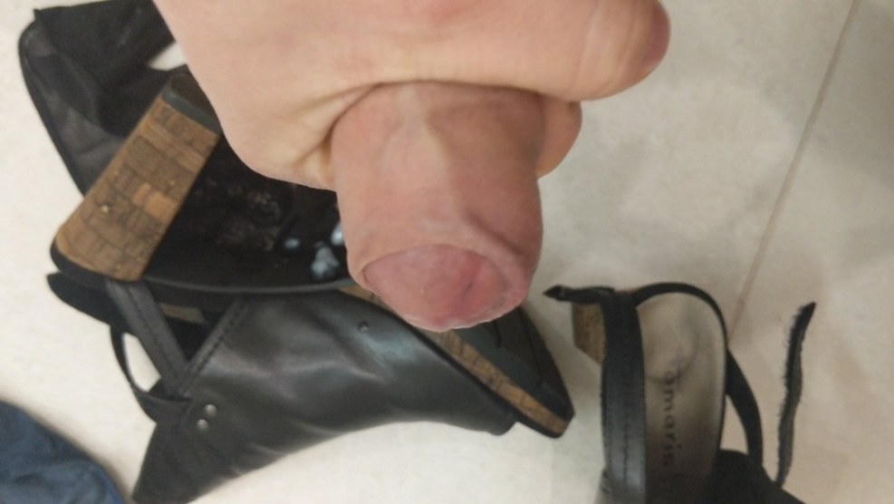 TRAMPLING COCK CUMMING DICK SQUIRTS Under Stiletto Heels