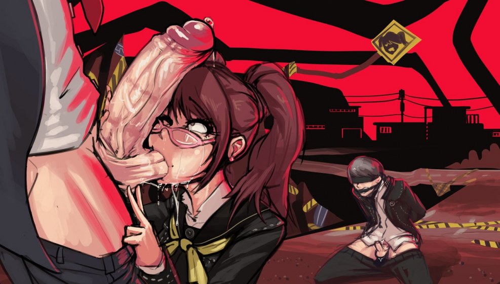 Makoto Niijima Hentai Gangbang