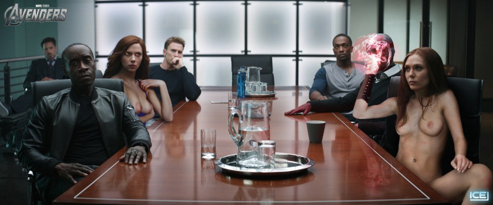 Elizabeth Olsen naked in the film