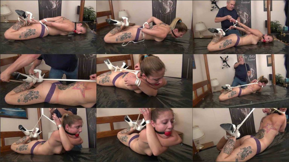 Foot fetish latex bondage lesbian