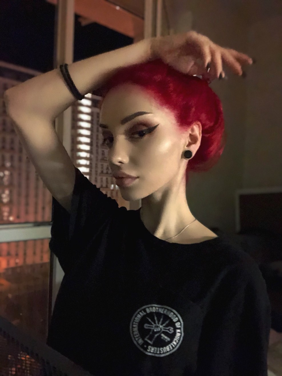 Alexandra Navy with her husband