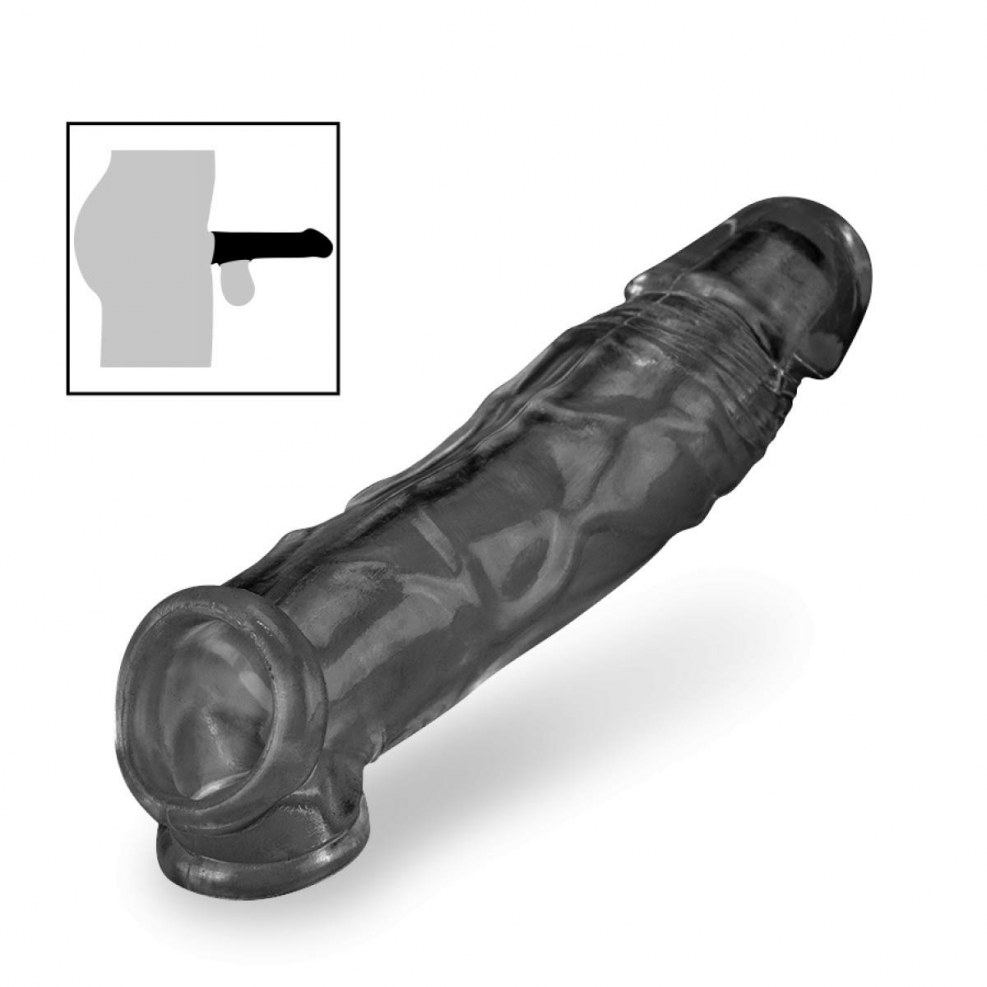 Male dick in a condom