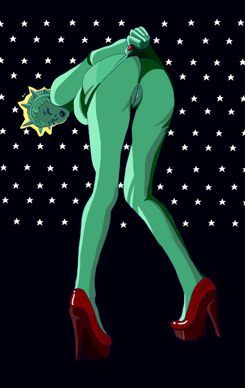 Naked statue of freedom hentai