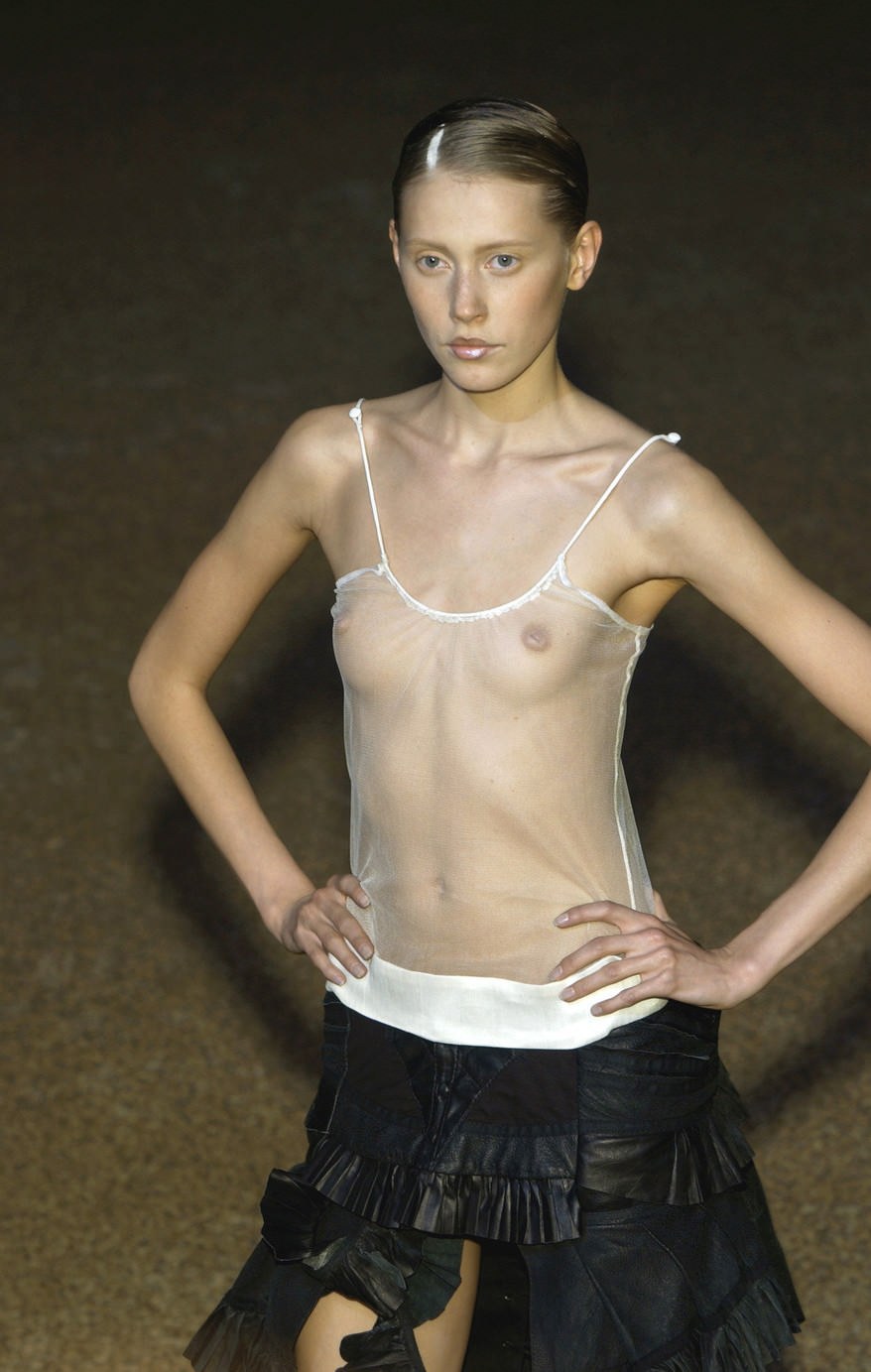 Nude Catwalk On Podium from Famous Britain TV Show