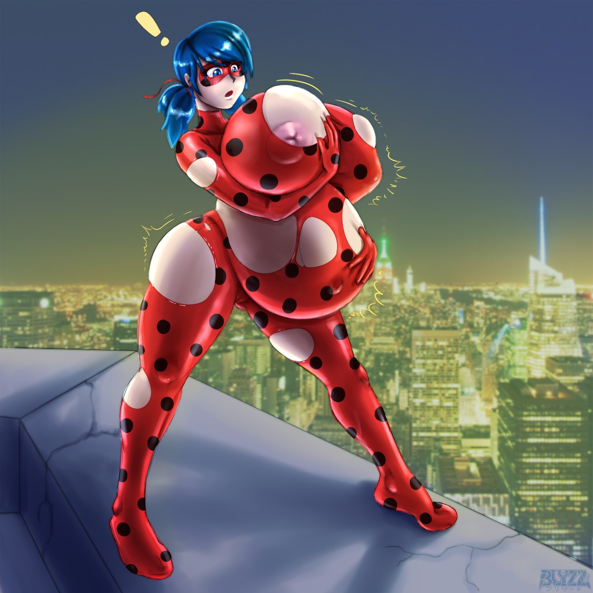 Miraculous ladybug marinette boobs bouncing