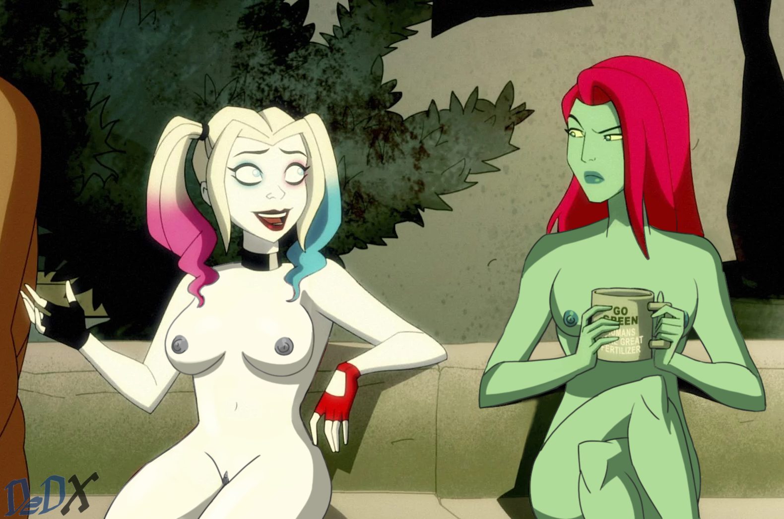 Harley quinn and ivy porn