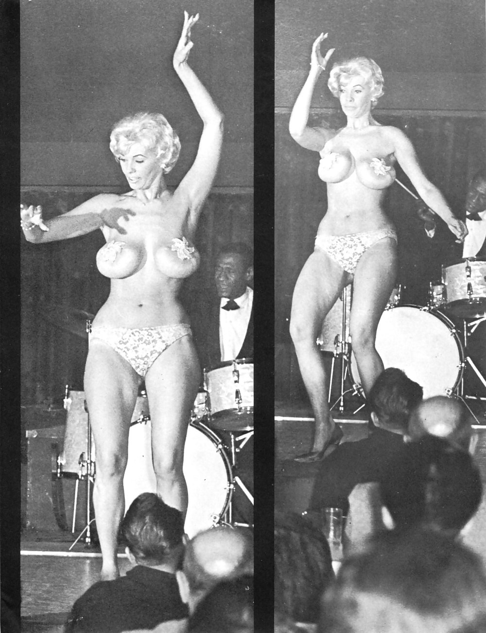 Vintage Strip Show - Retro Dance Striptease (57 photos) - porn