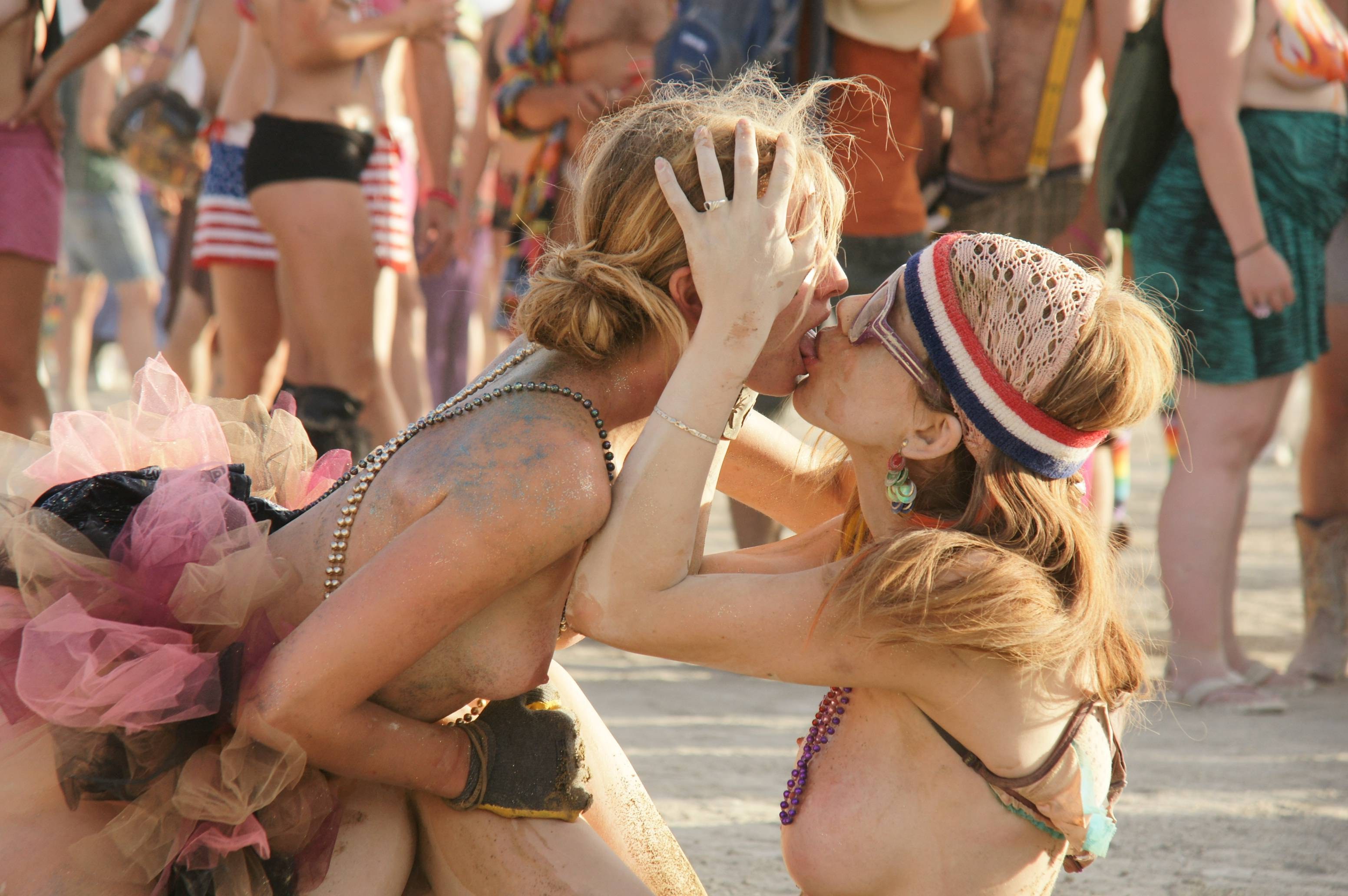 Burning Man Naked Girls