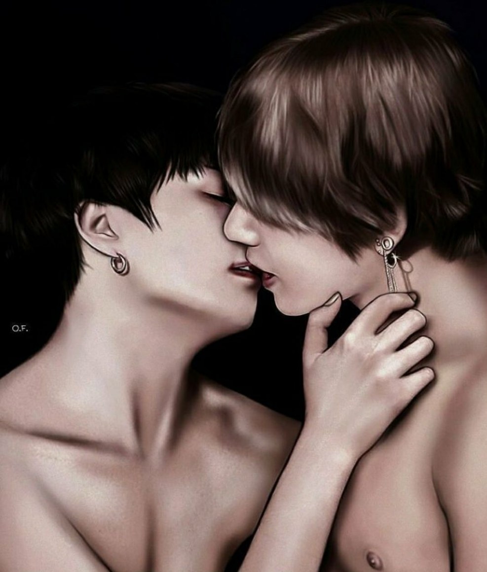 BTS VKOOK Kiss