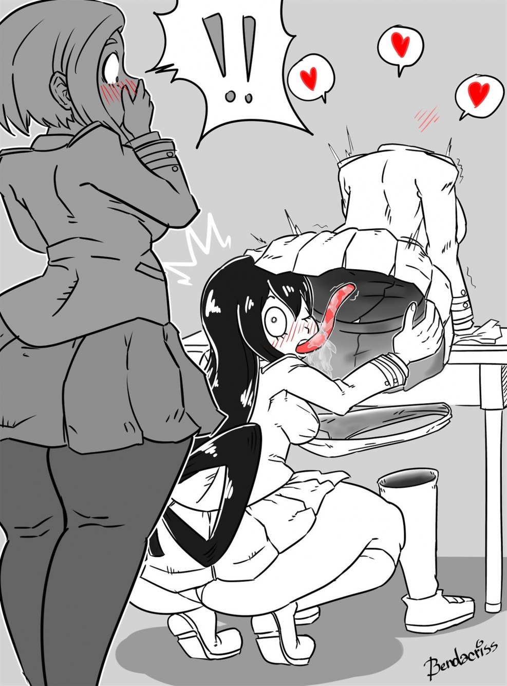 Ashido Mina and Hentai Tsu