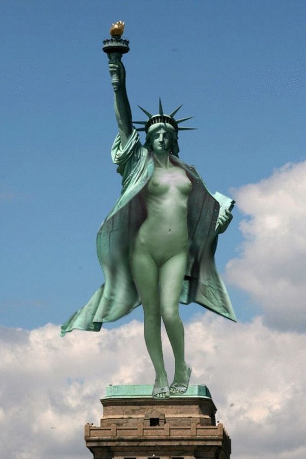 Hentai animation statue of freedom
