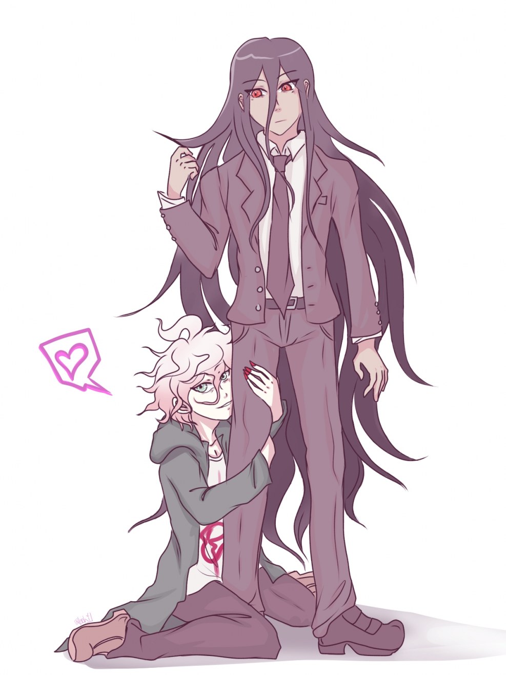 Hadzhim Hinata Exoro and Nagito