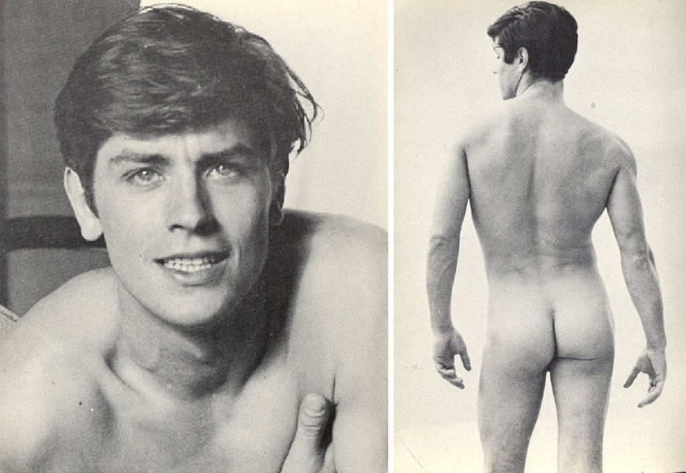 Alain Delon naked