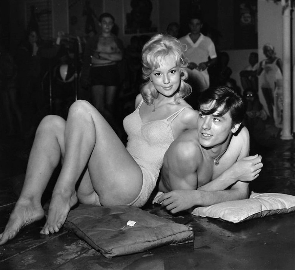 Alain Delon in youth Figure