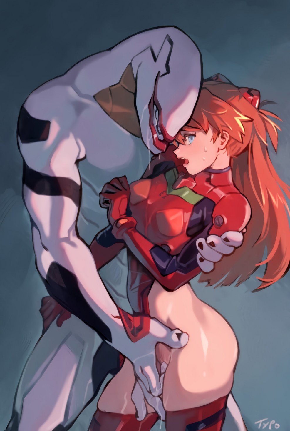 Ayanami Rei and Asuka Langley hentai