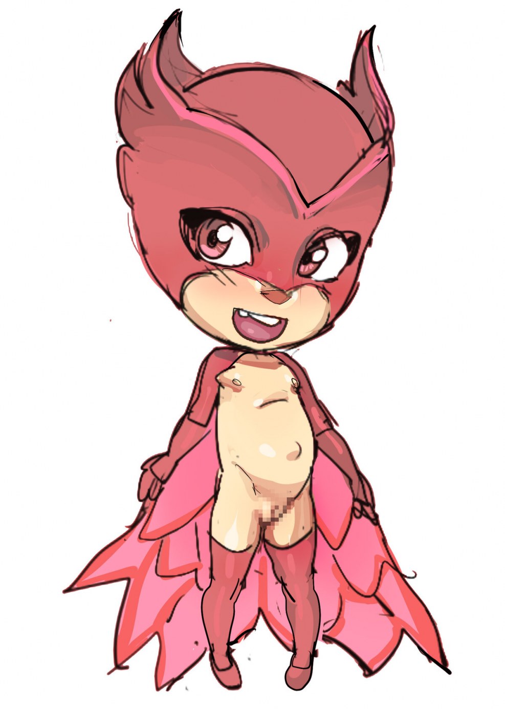 Pornography Heroes in masks