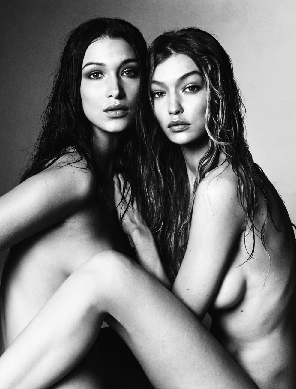 Bella Hadid and Jiji Hadid Nude