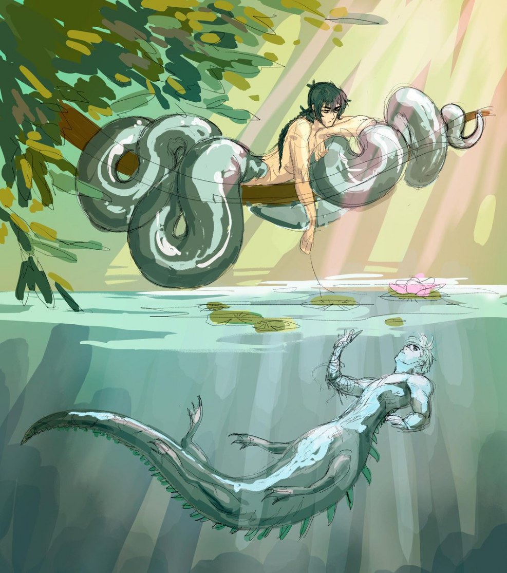 The Sims 4 fell animation in water