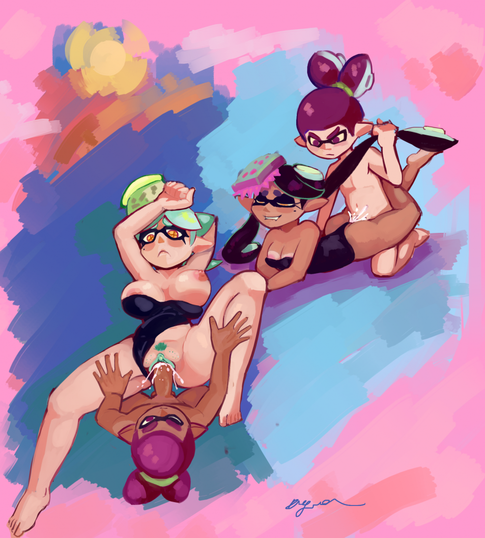 Pornographic comics Splatoon