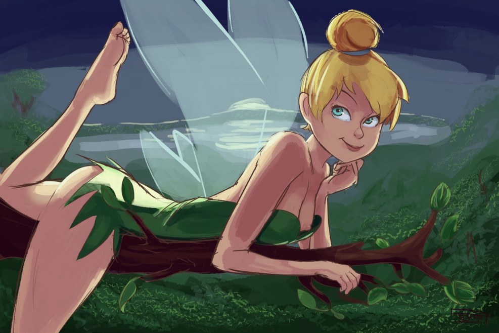 Naked Mrs. Darling Peter Pan