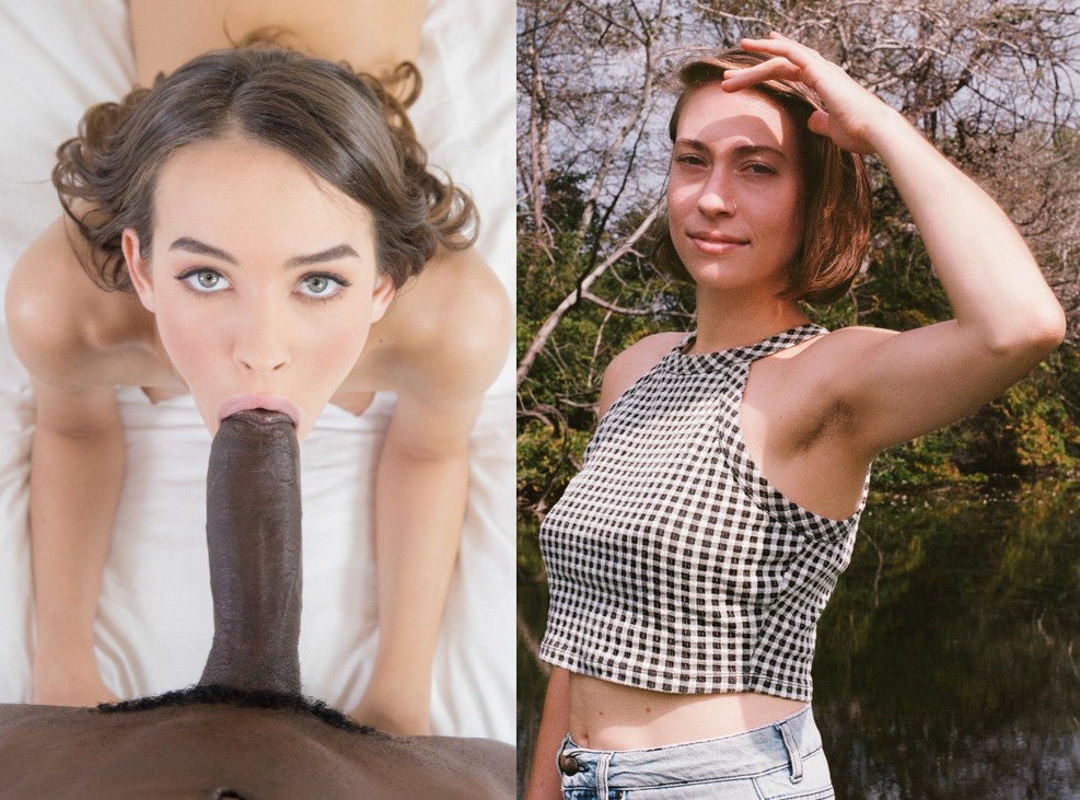 Lucky porn actress with tattoos