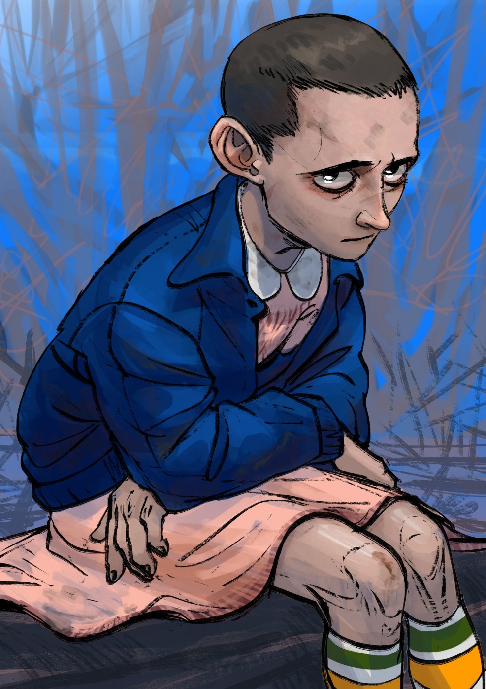 Naked Eleven Stranger Things