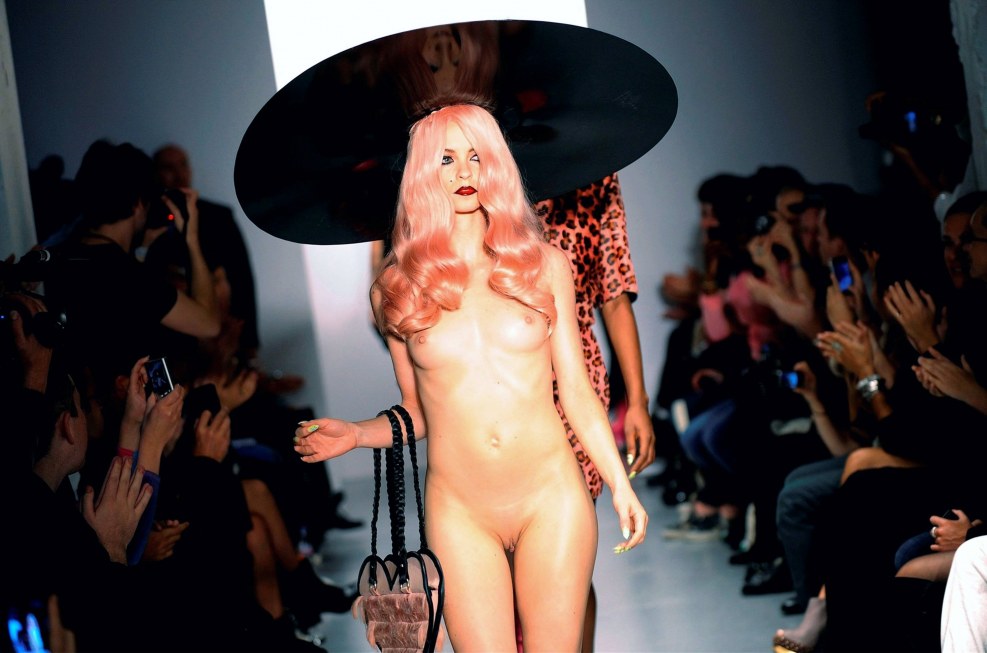 Nude on fashion shows